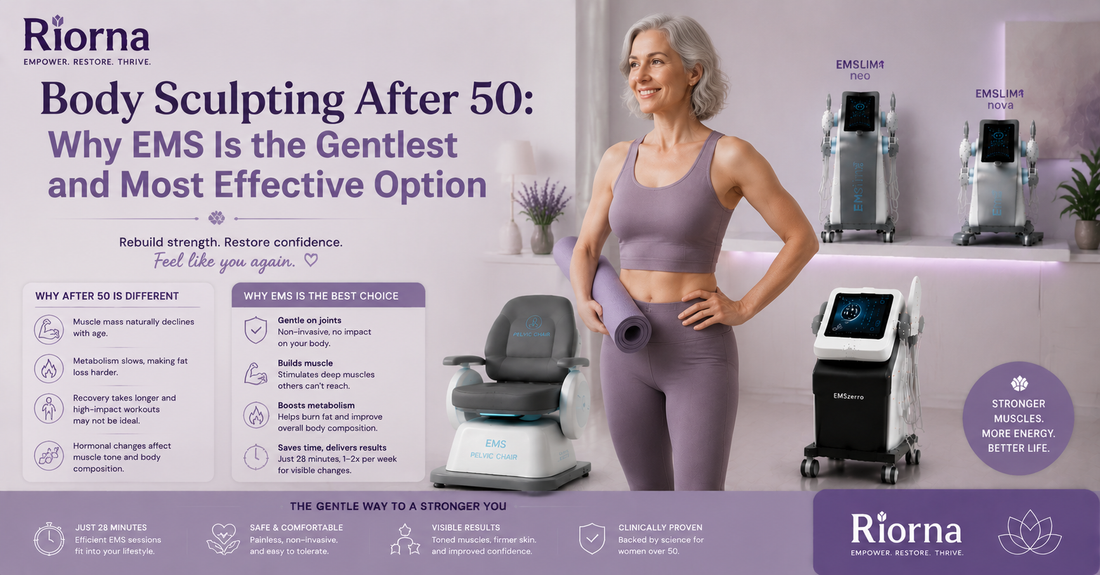 Body Sculpting After 50: Why EMS Is the Gentlest and Most Effective Option