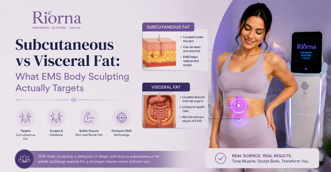 Subcutaneous vs Visceral Fat: What EMS Body Sculpting Actually Targets