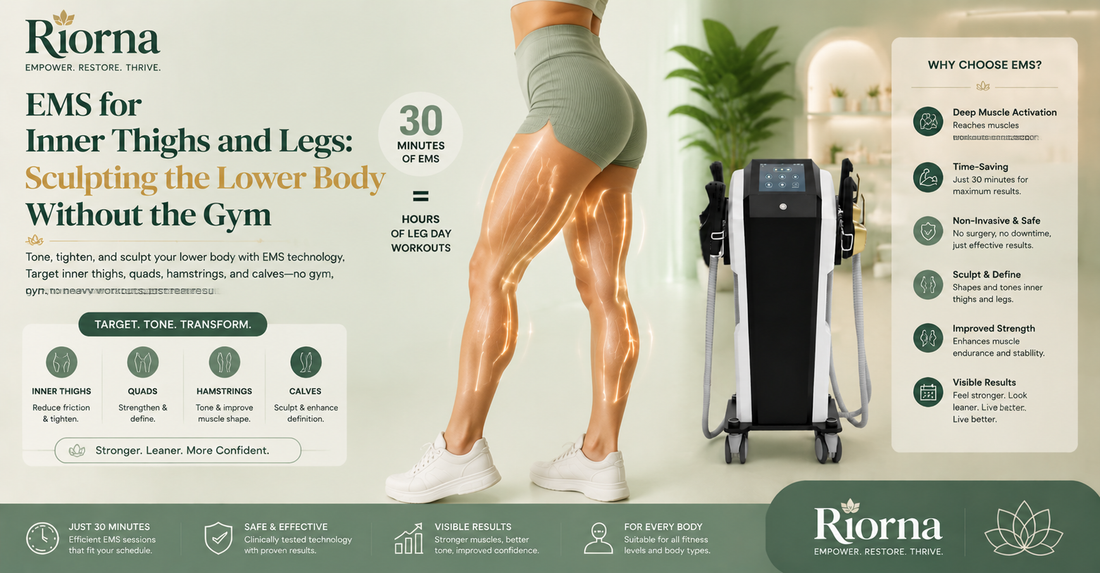 EMS for Inner Thighs and Legs: Sculpting the Lower Body Without the Gym