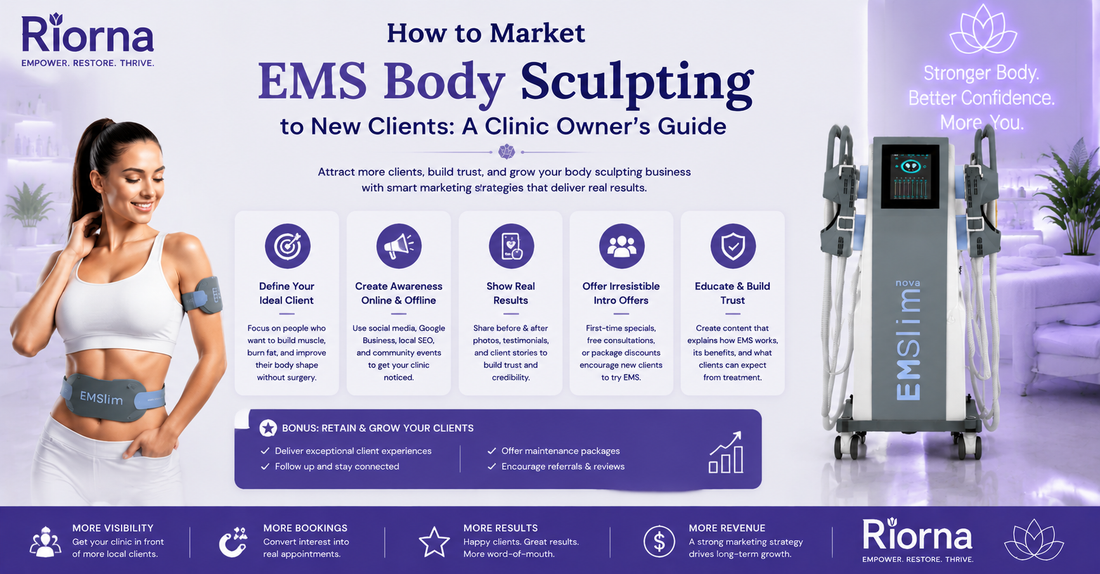 How to Market EMS Body Sculpting to New Clients: A Clinic Owner's Guide