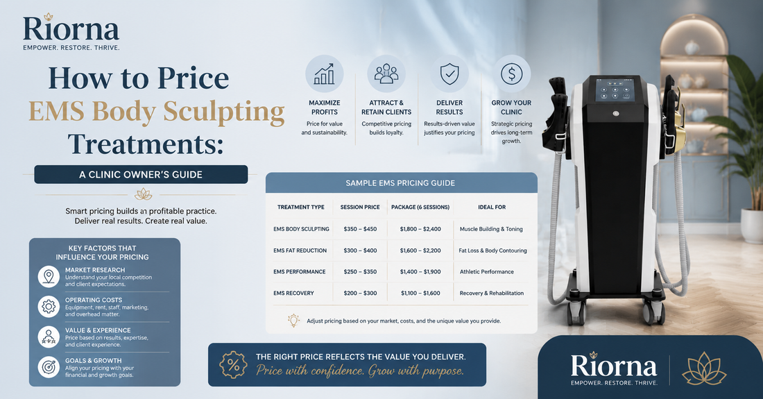 How to Price EMS Body Sculpting Treatments: A Clinic Owner's Guide