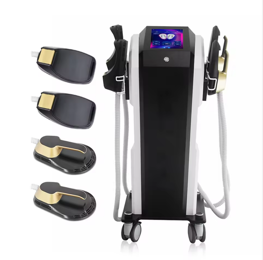 Side view of Riorna EMSZero 4 Handles 2–4 Control for fat reduction and muscle toning