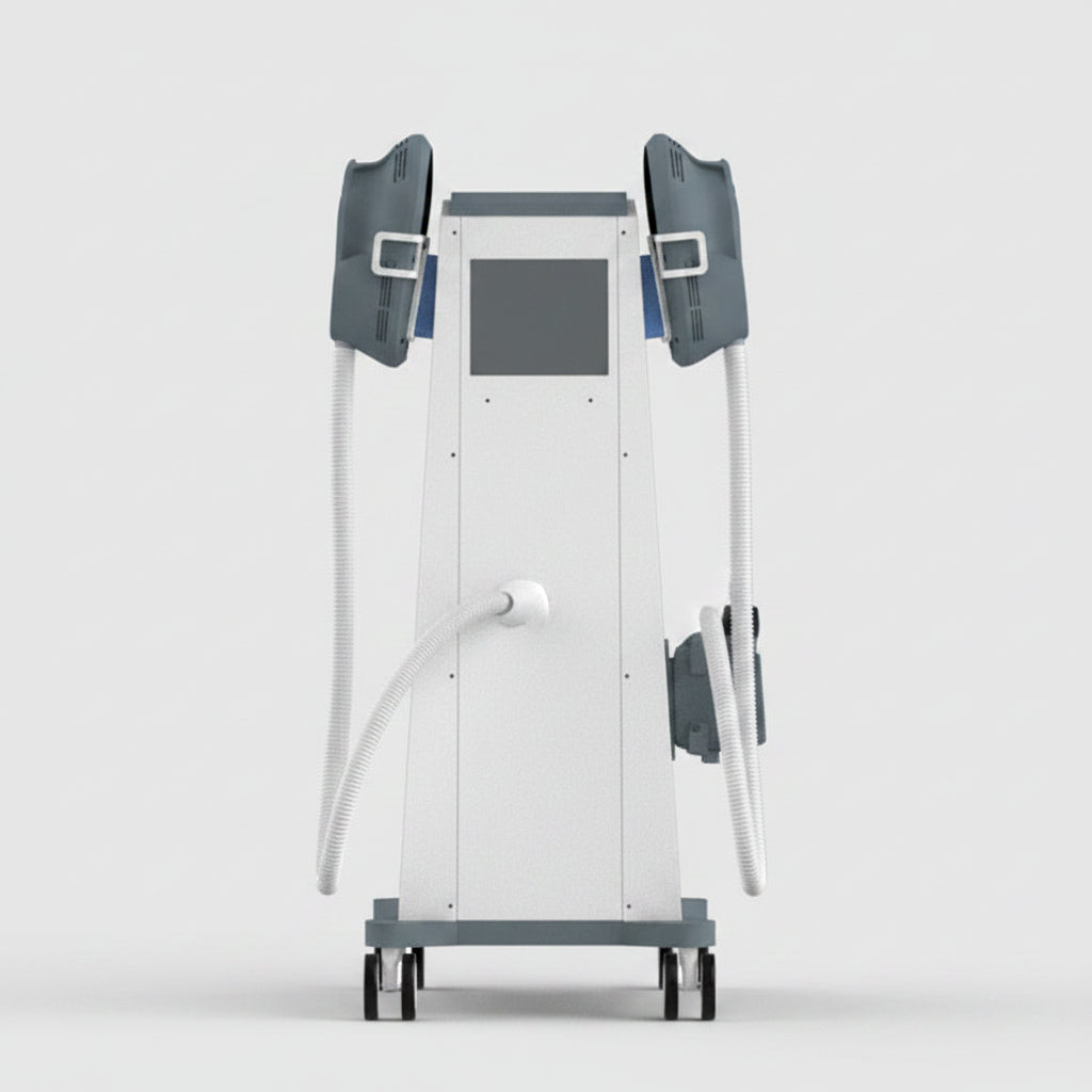 Front view of Riorna EMSlim Nova 2 Handles Single Control + RF muscle sculpting machine