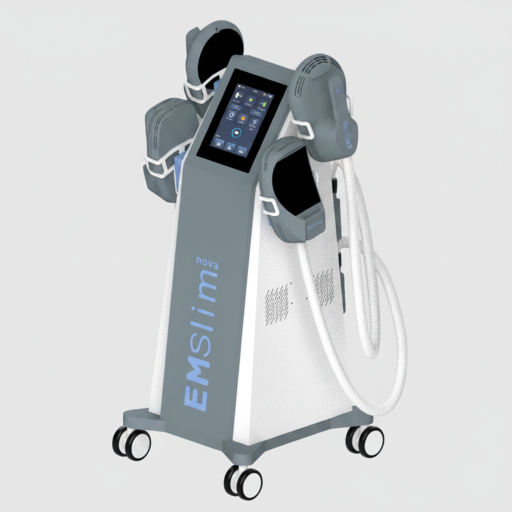 EMSlim machine with 'nova' branding on a white background