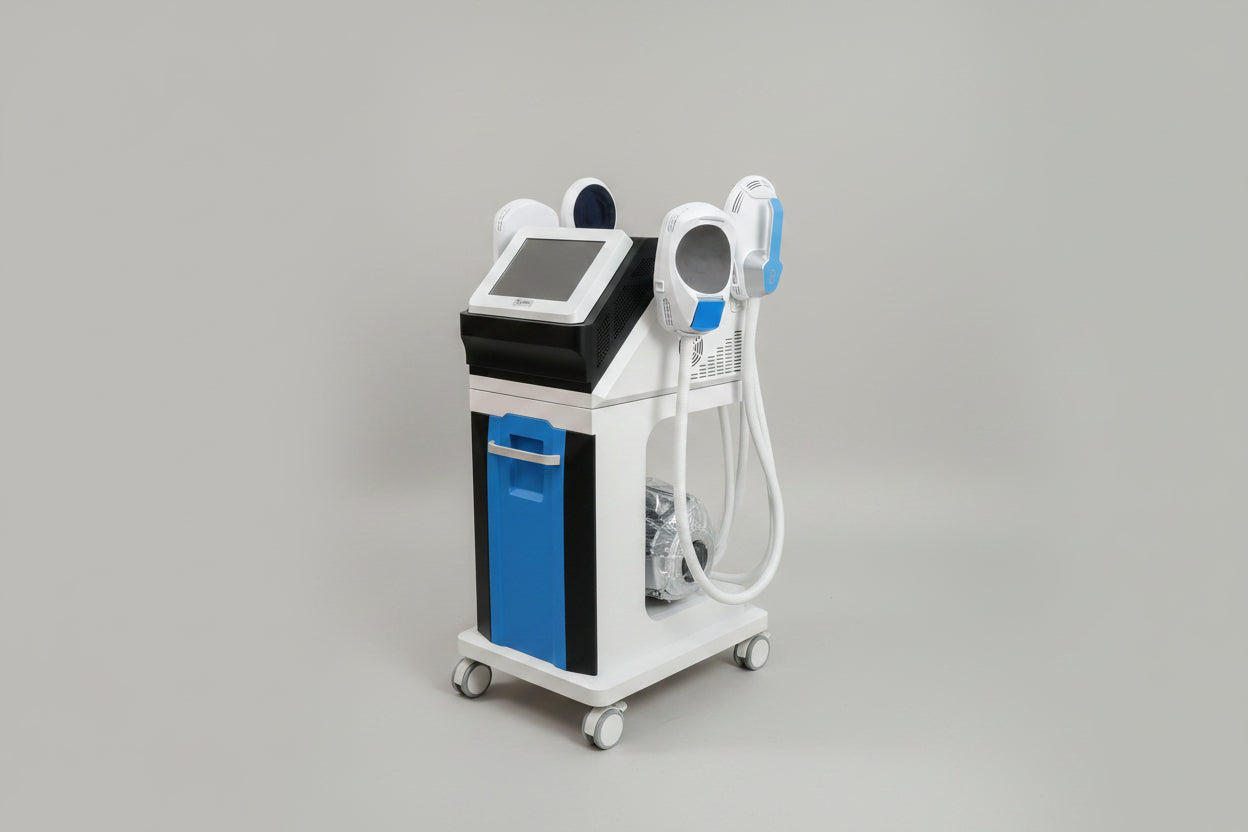 Side view of Riorna EMSlim 4 Handles with RF function