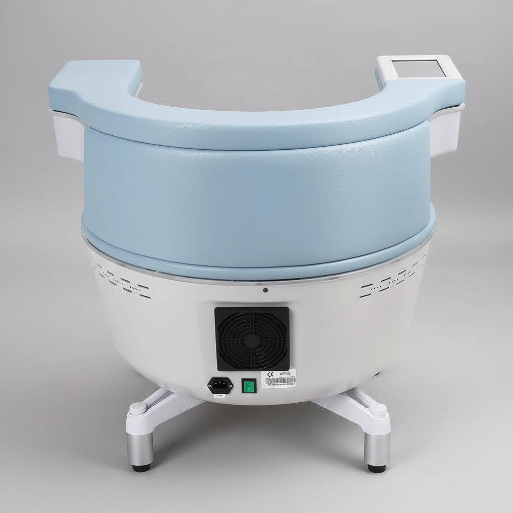 Riorna EMSLIM Pelvic Floor Chair in use for postpartum recovery and pelvic floor repair