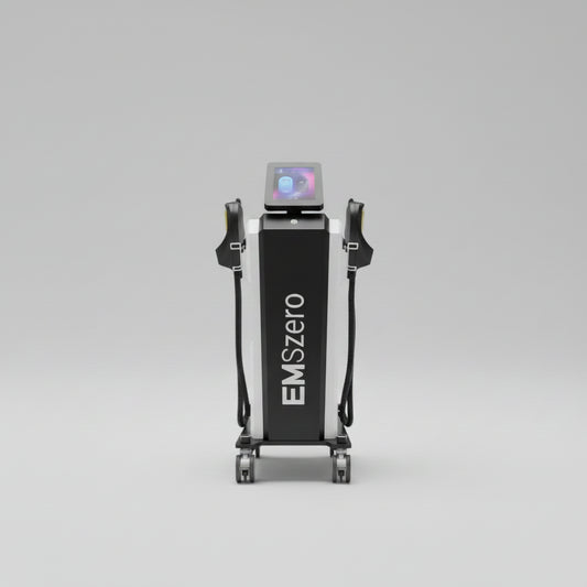 Lifestyle home use of Riorna EMSZero 2 Handles Dual Control + RF
