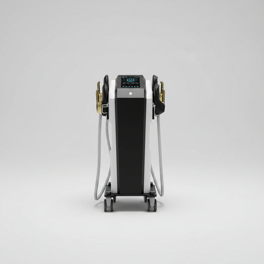 Front view of Riorna EMSZero 4 Handles Two-to-Four Control muscle sculpting machine
