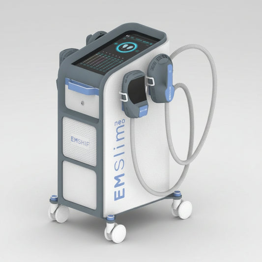 single control EMS body sculpting machine RF fat reduction muscle stimulation skin tightening professional device Riorna EMSlim NEO